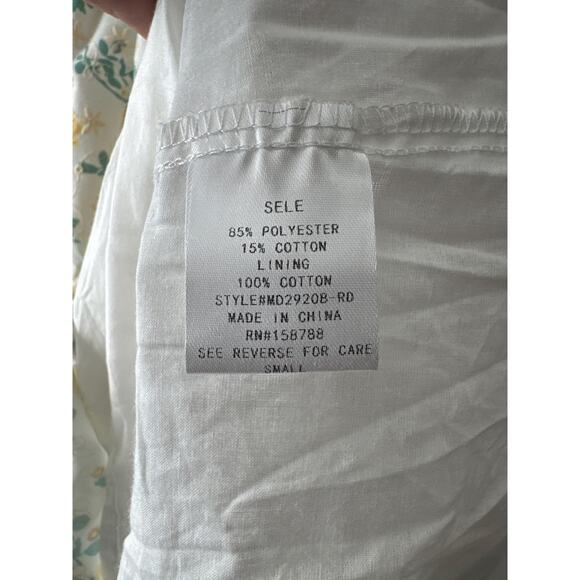 Mable Floral Midi Dress Small - Picture 3 of 4